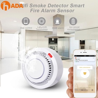 ADA Inteligente WiFi Detector De Humo Detección Sensor APP Control Remoto beautyy5