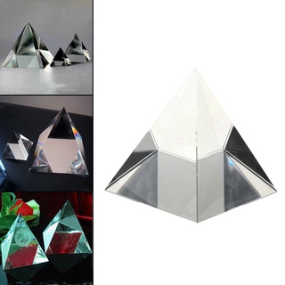Prisma cuadrangular de 50 mm de pirámide de cristal/estatuilla óptica DIY ciencia (7)