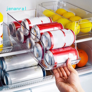 Jenanral Set De 6 Contenedores Organizador De Refrigerador-Organizadores De Nevera Apilables Con Asas De Corte Para Congelador , Cocina , Encimeras , Gabinetes-Estante De Almacenamiento De Alimentos Despensa De Plástico Transparente (1)
