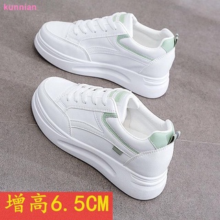 Verano de malla transpirable desodorante blanco zapatos de las mujeres s nuevo todo-partido casual suela gruesa aumento interior de suela suave zapatos antideslizantes (2)