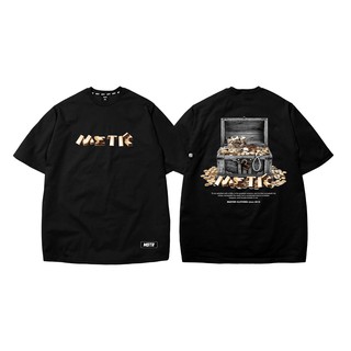 Mstr Co.- Treasure CHEST (negro) algodón hip-hop hombres camiseta de manga corta camiseta fashio moda manga corta