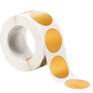300 pegatinas redondas doradas para rasguños, 1 pulgada, etiquetas adhesivas