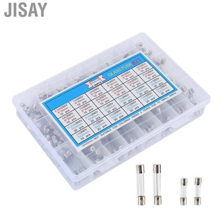 jisay 360pcs fusibles de tubo de vidrio quick blow 250v kit de surtido electrónico para electrodomésticos automóviles