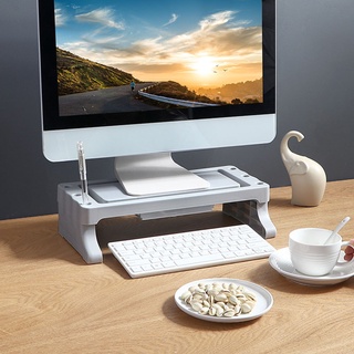 Estante ajustable para ordenador, Base de pantalla, Monitor de TV, Monitor de ordenador, tableta, ordenador, soporte de almacenamiento