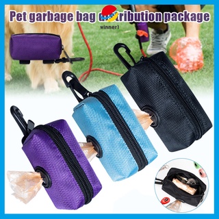 Pet Dog Poops Waste Bag Dispenser Poo Holder Portable Accessories for Walking Travel