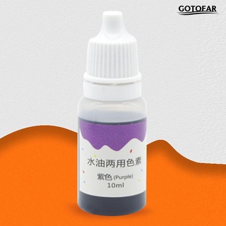 [Gotofar] 10ml DIY Non-toxic Handmade Soap Vibrant Color Liquid Colorant Dye Pigments