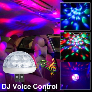 Lámpara de luces decorativas Mini teléfono móvil 1 pza proyector bola de Control de voz (1)