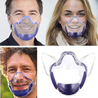 pc visible transparente máscara cara cara escudo boca cubierta reutilizable anti niebla