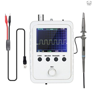 2.4-inch TFT Digital Oscilloscope Kit with Power Adapter and BNC-Clip Cable Probe DS0150 (Assembled Finished Machine)