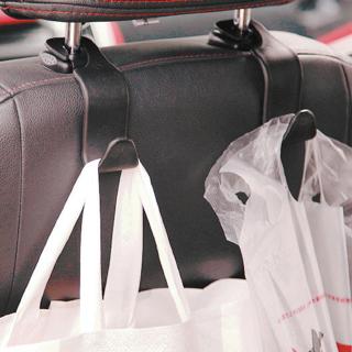 conveniente universal asiento trasero del coche reposacabezas colgador ganchos de almacenamiento para la bolsa de comestibles bolso de mano (8)