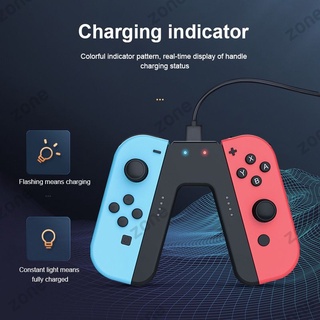 ¿nuevo? Joy Con agarre de carga para Nintendo Switch, portátil interruptor controlador Joy Con cargador para Nintendo Switch accesorios