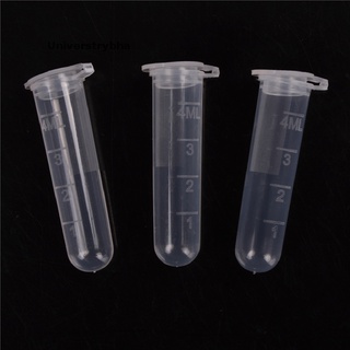 [universtrybha] 30 piezas de 5 ml de plástico centrífugo laboratorio tubo de prueba vial botella de muestra con tapa venta caliente (5)