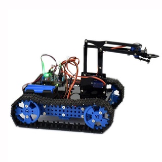 diy arduino steam programmable smart rc robot coche brazo tanque kit educativo