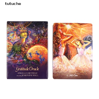 Tutuche 1Box Gratitude Oracle Cards Tarot Card Prophecy Divination Deck Party Board Game CO