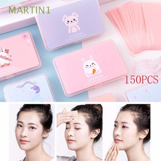 Martin1 150 hojas/caja de papel de Control de aceite profesional de Blotting papel absorbente de aceite papel lindo maquillaje Kawaii herramientas de belleza cara de papel limpio