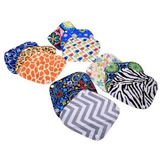 almohadillas de tela de bambú de carbón de bambú interior lavable reutilizable almohadillas menstruales almohadillas sanitarias almohadillas de tela señora (1)