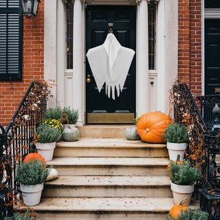 Future Halloween fantasma Windsocks jardín Spooks colgante fantasma decoración patio decoración al aire libre fiesta suministros Haunted (4)