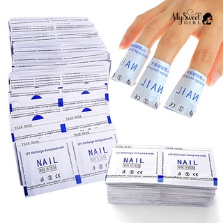 mysweet - 50 almohadillas para remover esmalte de gel, diseño de uñas, accesorios de manicura