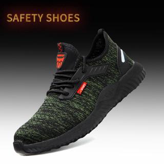 [5.5 descuento] ¡nuevo! zapatos de seguridad anti-aplastamiento anti-piercing ligero transpirable zapatos de trabajo