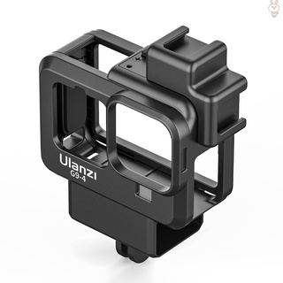 [Nuevo]Ulanzi G9-4 cámara de acción jaula de vídeo de plástico Vlog caso de protección con doble montaje de zapata fría 52 mm adaptador de filtro de extensión accesorio de repuesto para 9 (1)