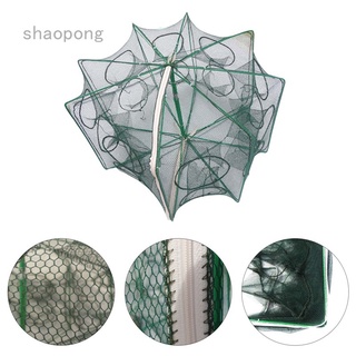 Plegable Octagonal camarón jaula de pesca redes plegables redes de pesca plegable redes de pesca de mano de lanzar redes de pescado bolsas