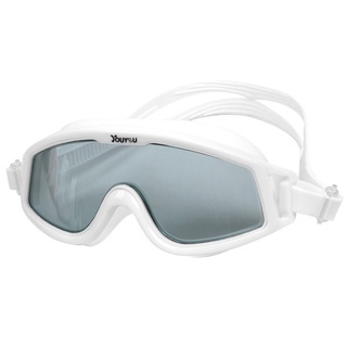 Gafas de natación marco grande transparente impermeable y antiniebla gafas de natación para niñas y niños equipo de natación (1)