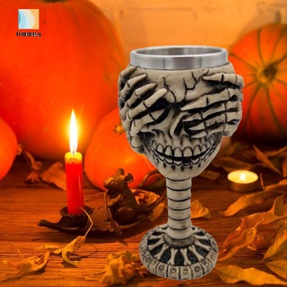 3d skull cup halloween thriller taza decoración calavera taza decoración de halloween resina esqueleto fantasma taza taza de café regalo de halloween