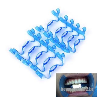 10x/abridor de boca tipo m con bocina azul de espejo/blanqueamiento dental azul