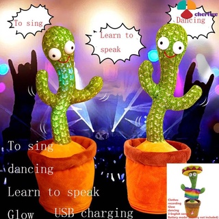 dancing cactus juguete cantando 120 canciones hablar con usted 100% auténtico bluetooth cactus juguete