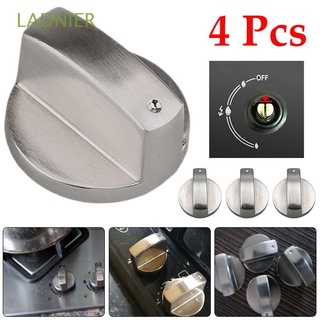 LADNIER 6mm Gas Stove Knob Silver Surface Control Lock Oven Switch Rotary Switch Universal Cooking Cooker Switch 4 PCS Replacement Gas Stove Adapter/Multicolor
