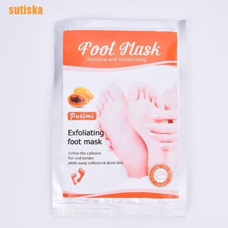 sutiska 6/7pair Foot Mask Remove Dead Skin Heels Foot Peeling Mask for Exfoliating Socks BXAA (7)