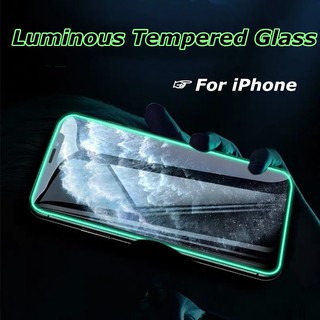 Protector de pantalla de vidrio templado luminoso para iPhone 13/12/11 Pro Max/X/XS/XR/en el iPhone 6/6S/7/8 Plus
