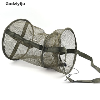 Godziyiju red de pesca portátil redonda plegable peces camarones jaula de malla fundición red trampa de pesca MY (9)