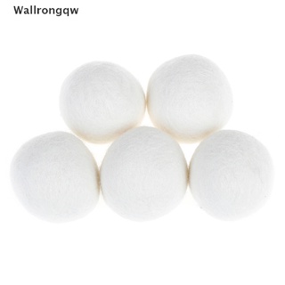 wqw> 5 unidades de lana natural de tela virgen reutilizable suavizante de lavandería 5 cm bien