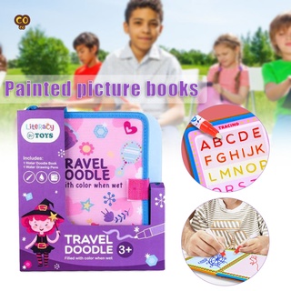 vei reutilizable dibujo doodle libros solo agua necesaria colorear garabatear preescolar educativo viaje arte juguete para niños