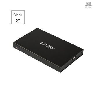Disco duro externo portátil USB HDD disco duro externo HD para PC/Mac negro 2T