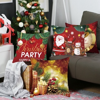 45*45cm navidad cojín cubierta feliz navidad decoraciones para el hogar 2021 adorno de navidad navidad noel regalos de navidad feliz año nuevo 2021