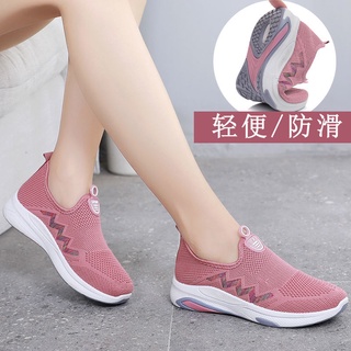 Zapatos de tela zapatillas de deporte zapatos de tela antideslizante Slip-on madre versátil viejo Beijing zapatos de las mujeres Casual transpirable nuevo fondo suave (4)
