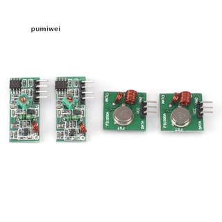 pumiwei nuevo módulo transmisor de rf inalámbrico 433mhz+receptor de regeneración de alarma arduino co
