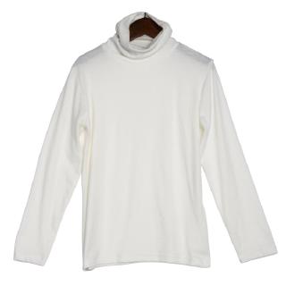 Suéteres de cuello de tortuga de algodón térmico para hombre, cuello alto, cuello alto, camisa elástica