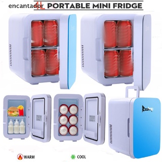 [encantador] 4L Coche Hogar Mini Nevera Calentador Portátil Pequeño Refrigerador Bebé Botella .