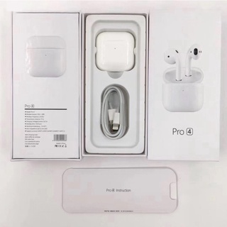 Hot audífonos Bluetooth inalámbricos Air pro4 Mini Bluetooth para Android Apple Airpod inalámbrico Ncia Tws PK Airpods Pro 4 blanco con caja