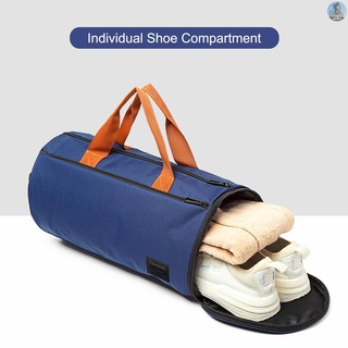 lm9921 bolsa de mano deportiva seco/bolsa de gimnasio para entrenamiento fitness yoga bolsa con bolsillo mojado y zapatos compartimiento (5)