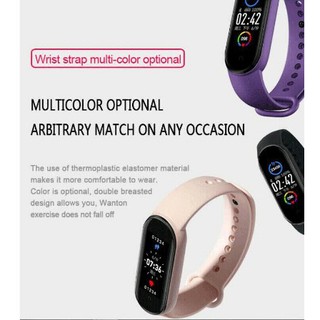 Novo M5 Smart Watch Hombres Mujeres Monitor De Ritmo Cardíaco Presión Arterial Fitness Tracker Smartwatch Band 5 Reloj Deportivo Para IOS Android (8)