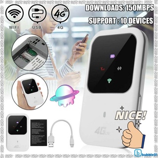 Wbub router inalámbrico wifi de banda ancha móvil 4G 150Mps LTE desbloqueado portable MiFi soporta 8 dispositivos WBLE01 (1)