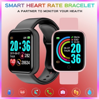 Entrega Rápida Y68S Smart Watch Fitness Tracker presión arterial Smartwatches impermeable Monitor de frecuencia cardíaca Bluetooth Smart reloj de pulsera (1)