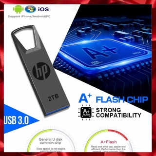 HP U Disk 2TB USB3.0 Memory Stick Metal Flash Drives PC Portátil Diseño De Transmisión De Alta Velocidad Cuerpo Discos 2TB