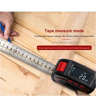 cinta 3 en 1 digital medidor de distancia láser medidor de alcance herramienta de medidor