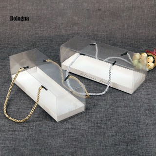 bologna 10 cajas transparentes para tartas suizas, embalaje para mascotas, postres