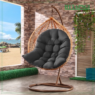 [hytapngi] Mimbre de ratán colgante silla columpio cesta colgante cojín de asiento suave y cómodo interior balcón almohadilla jardín para interior